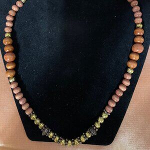 New handmade 20" beaded necklace.